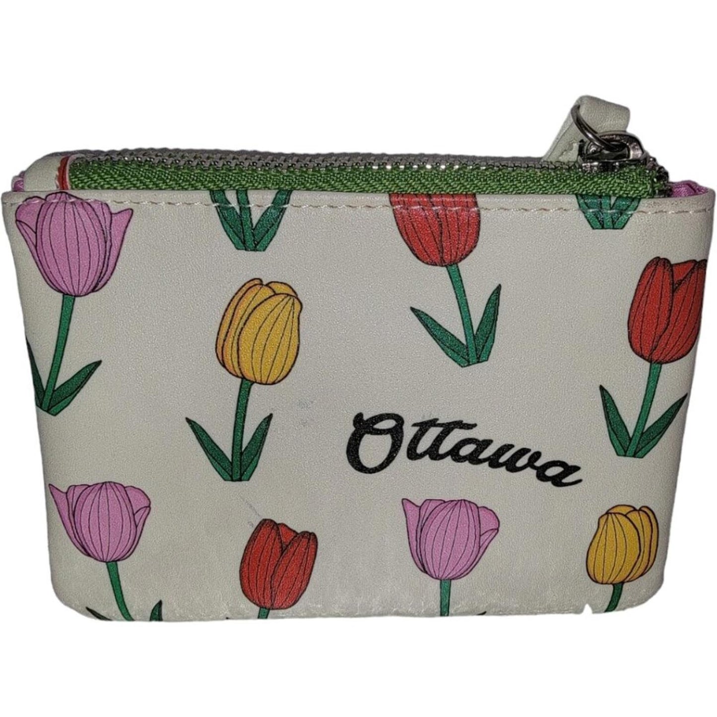Ottawa Floral Zipper Coin Purse