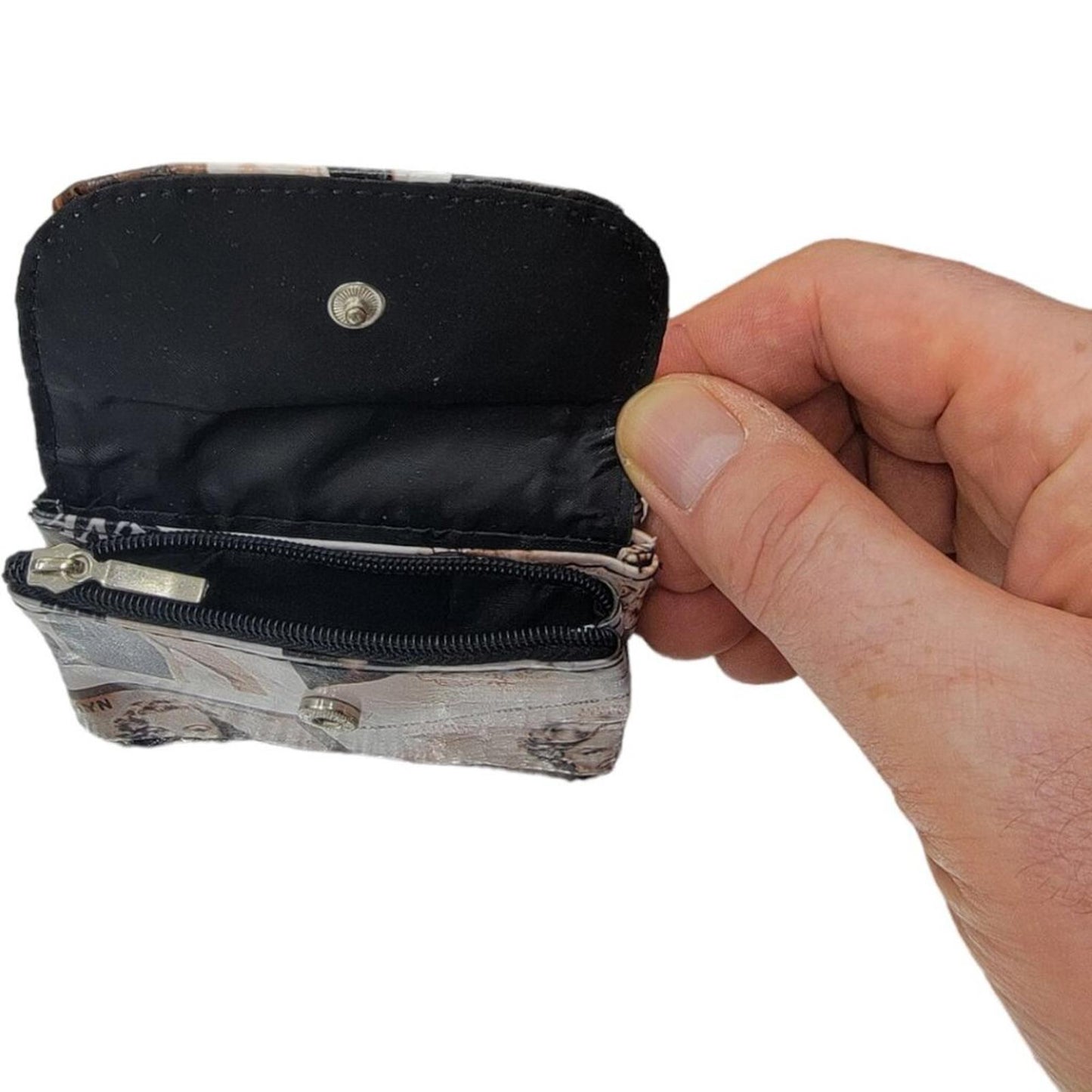 Vintage Style Marilyn Monroe Print Coin Purse Keychain