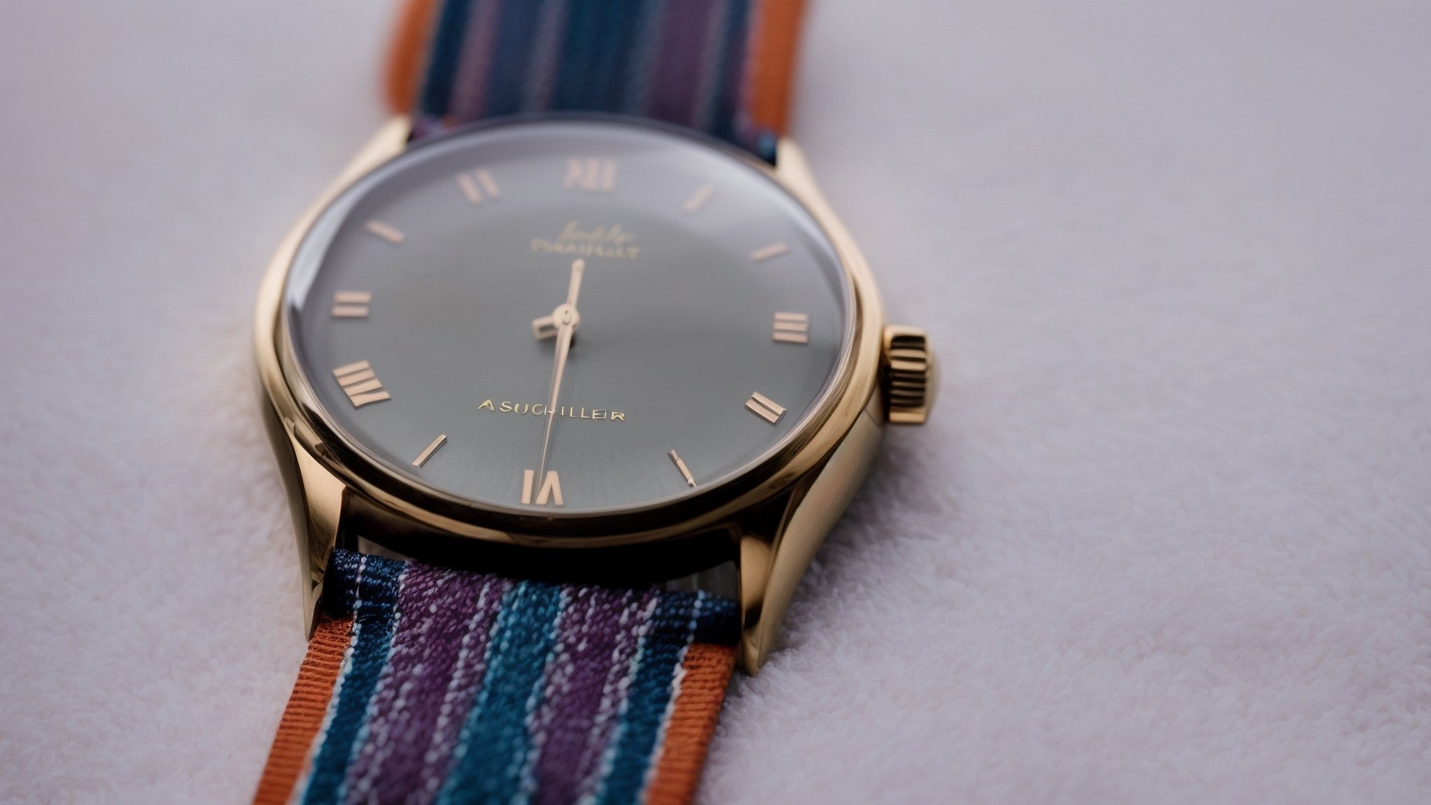 A Woman's Wrist Watch with Strap