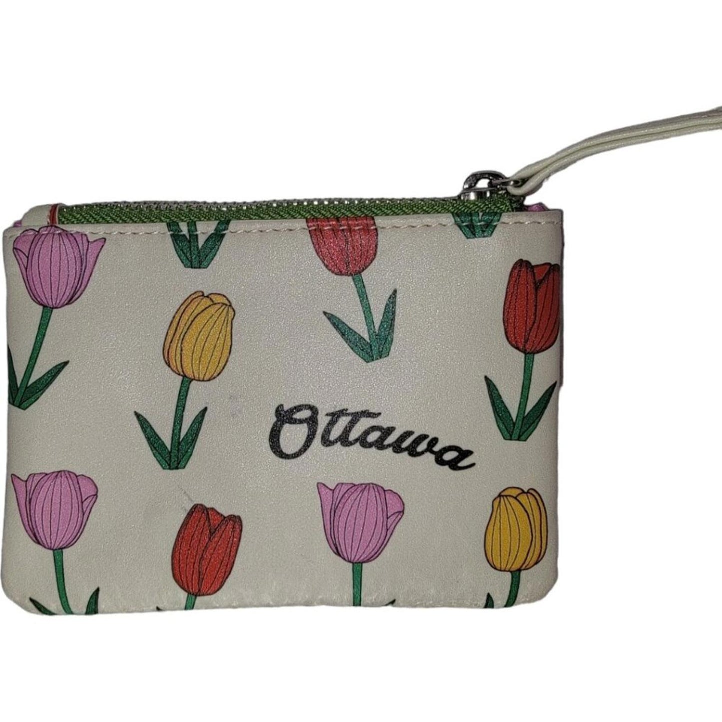 Ottawa Floral Zipper Coin Purse