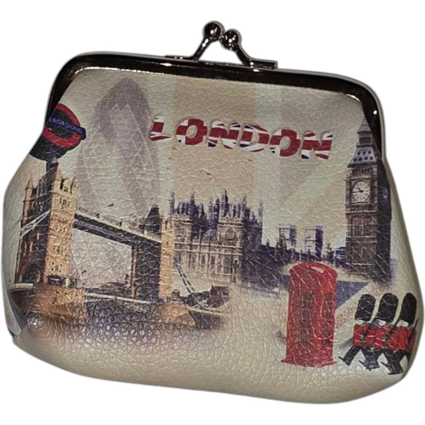 London Themed Clasp Coin Purse Wallet