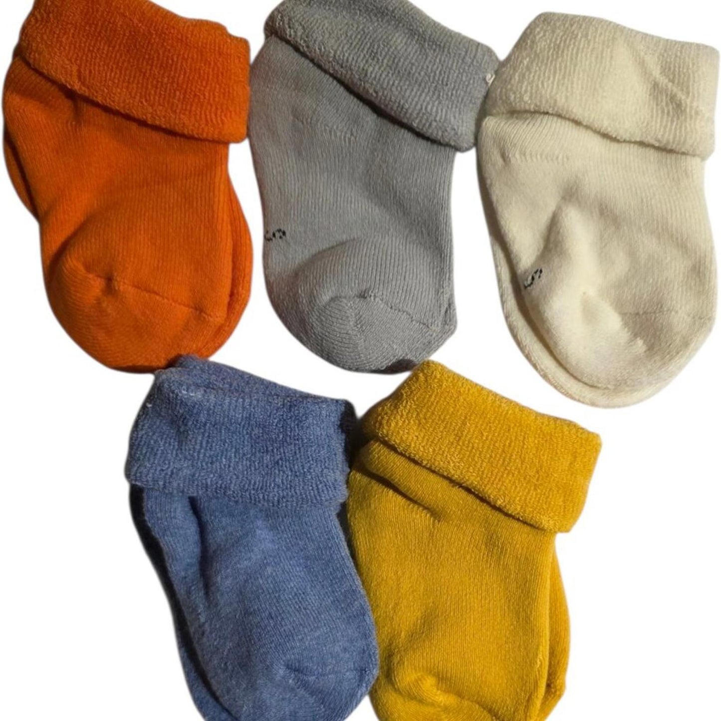 Set of 5 Baby Socks in Multiple Colours