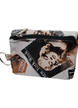 Coin Pouch with Hollywood Print