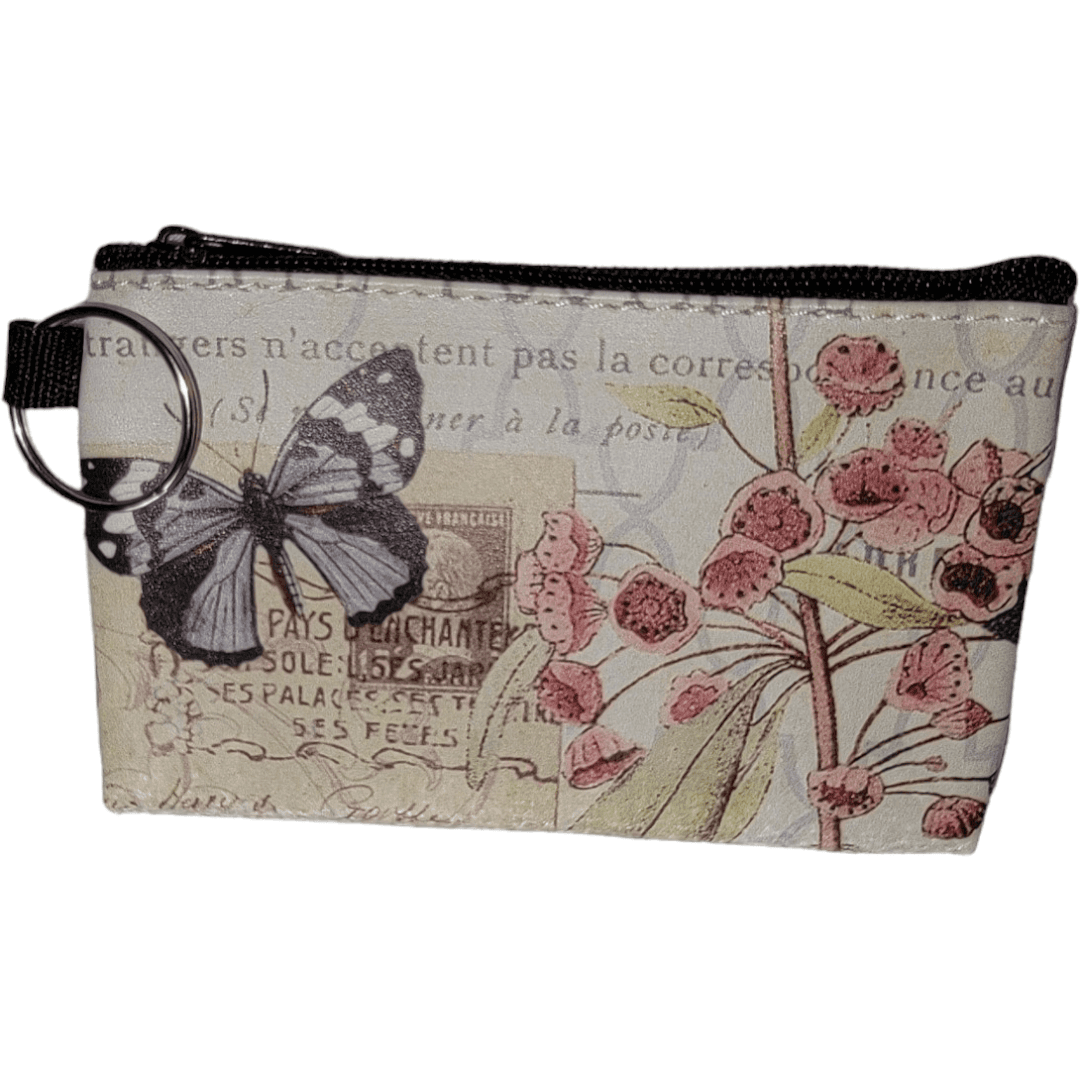 Mini Zipper Pouch butterfly