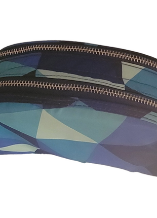 Cosmetic Pouch with two compartments, by Sonia Kashuk blue