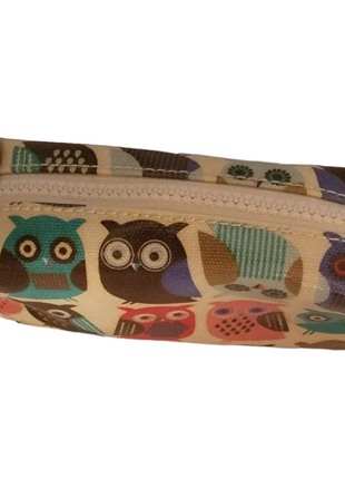 Cosmetic pouch with creative print design