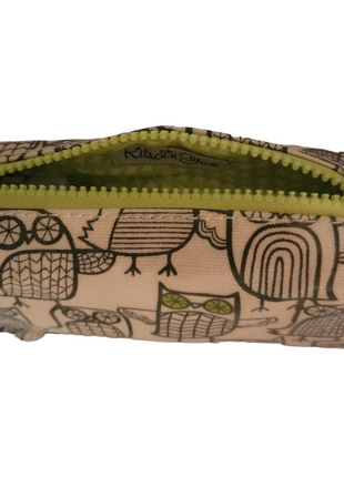 Cosmetic pouch with creative print design