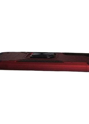 Red and black kick stand cell phone case