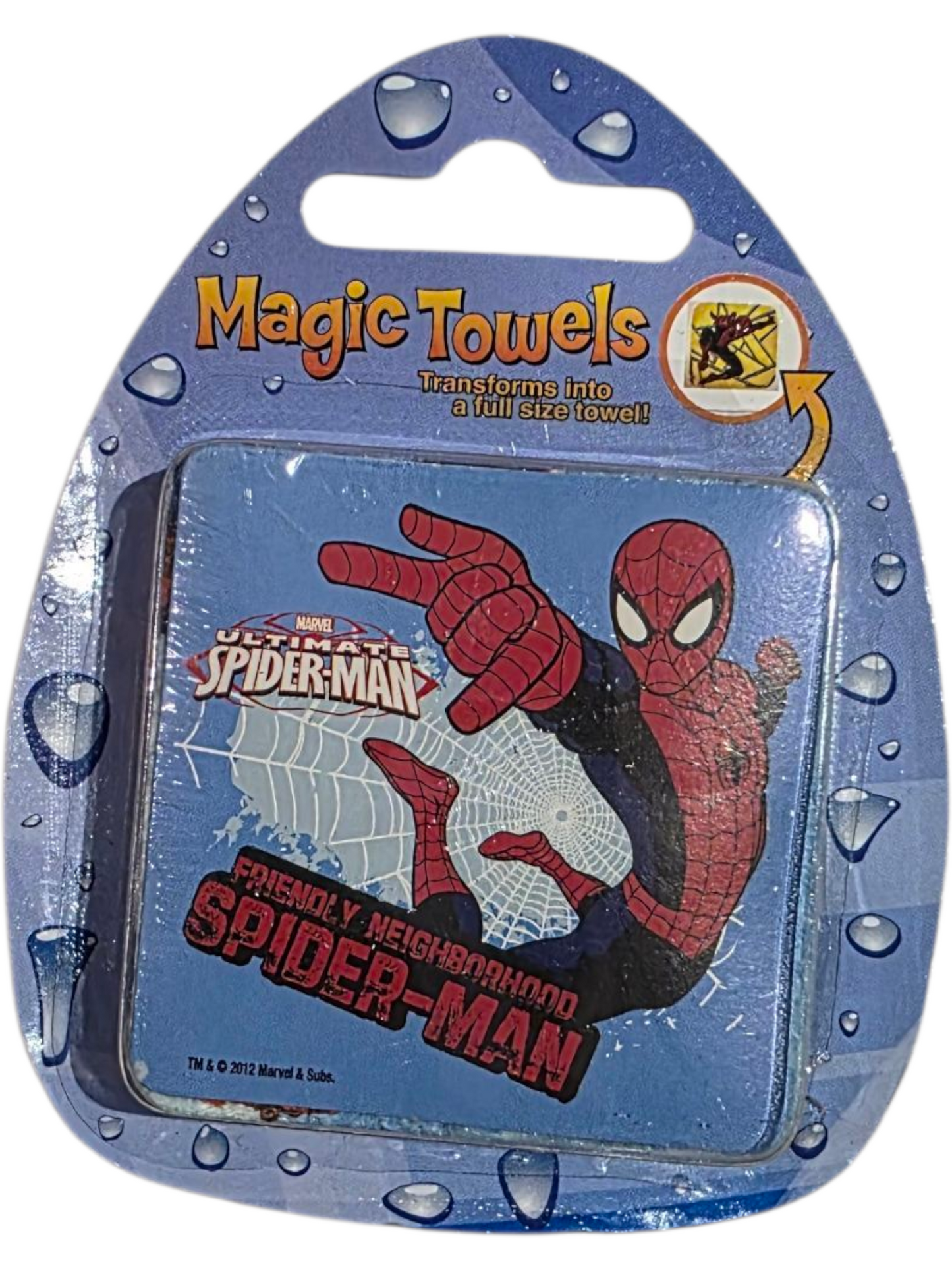 Magic Towels original packaging Marvel Friendly Neighborhood Spider-Man collectible textile