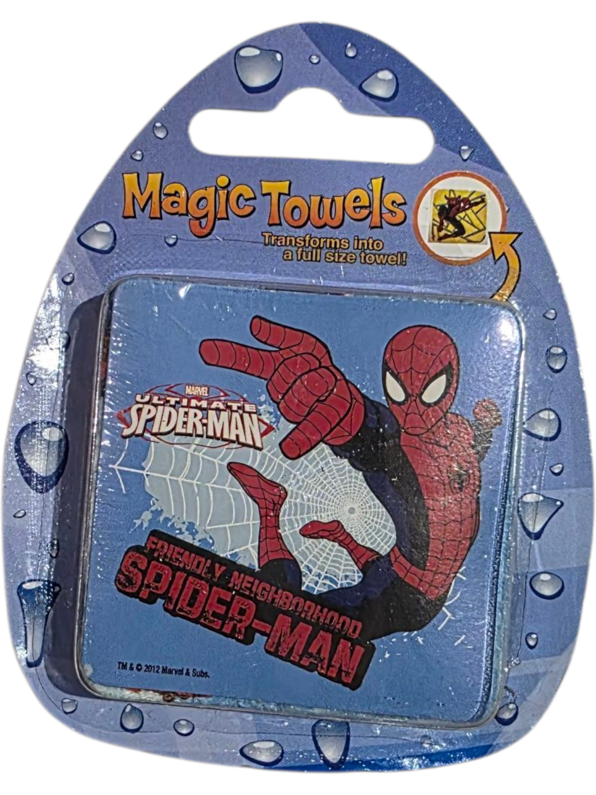 Magic Towels original packaging Marvel Friendly Neighborhood Spider-Man collectible textile