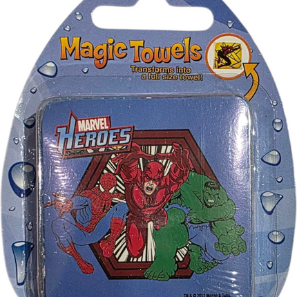 Magic Towels original packaging Marvel Heroes collectible vintage textile unopened