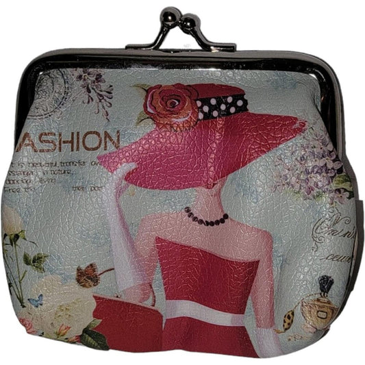 Vintage Style Pink Fashion Lady Coin Purse