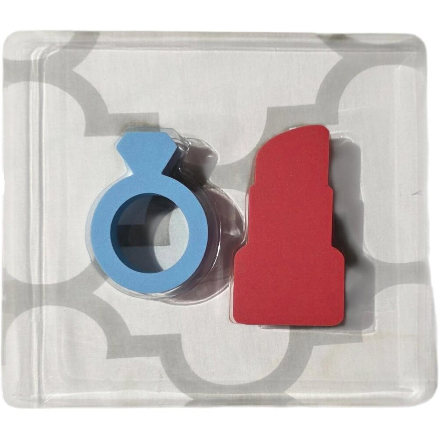 Diva Duo Non-Latex Cosmetic Sponges - Ring & Lipstick Shapes