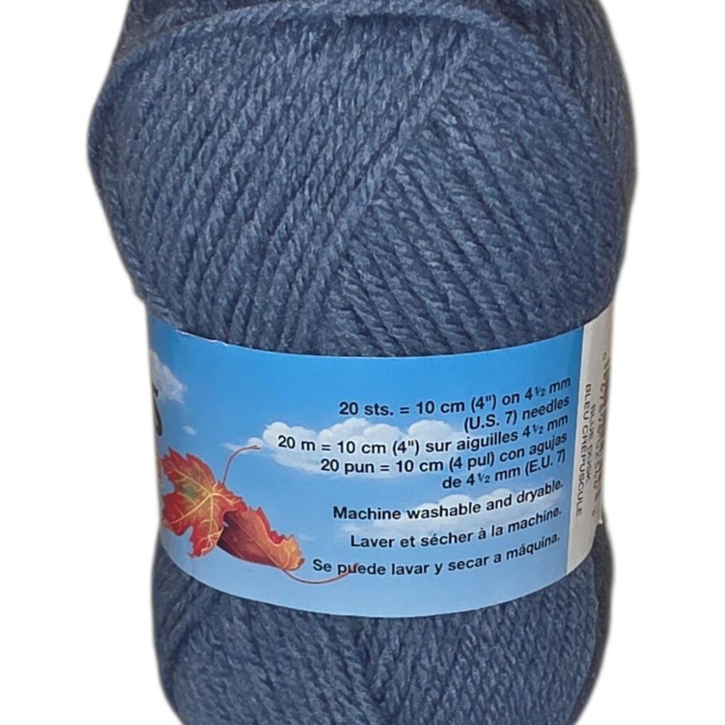 Patons Canadiana Worsted Weight Acrylic Yarn - Blue
