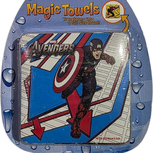 Marvel Avengers Magic Towel - Captain America Design