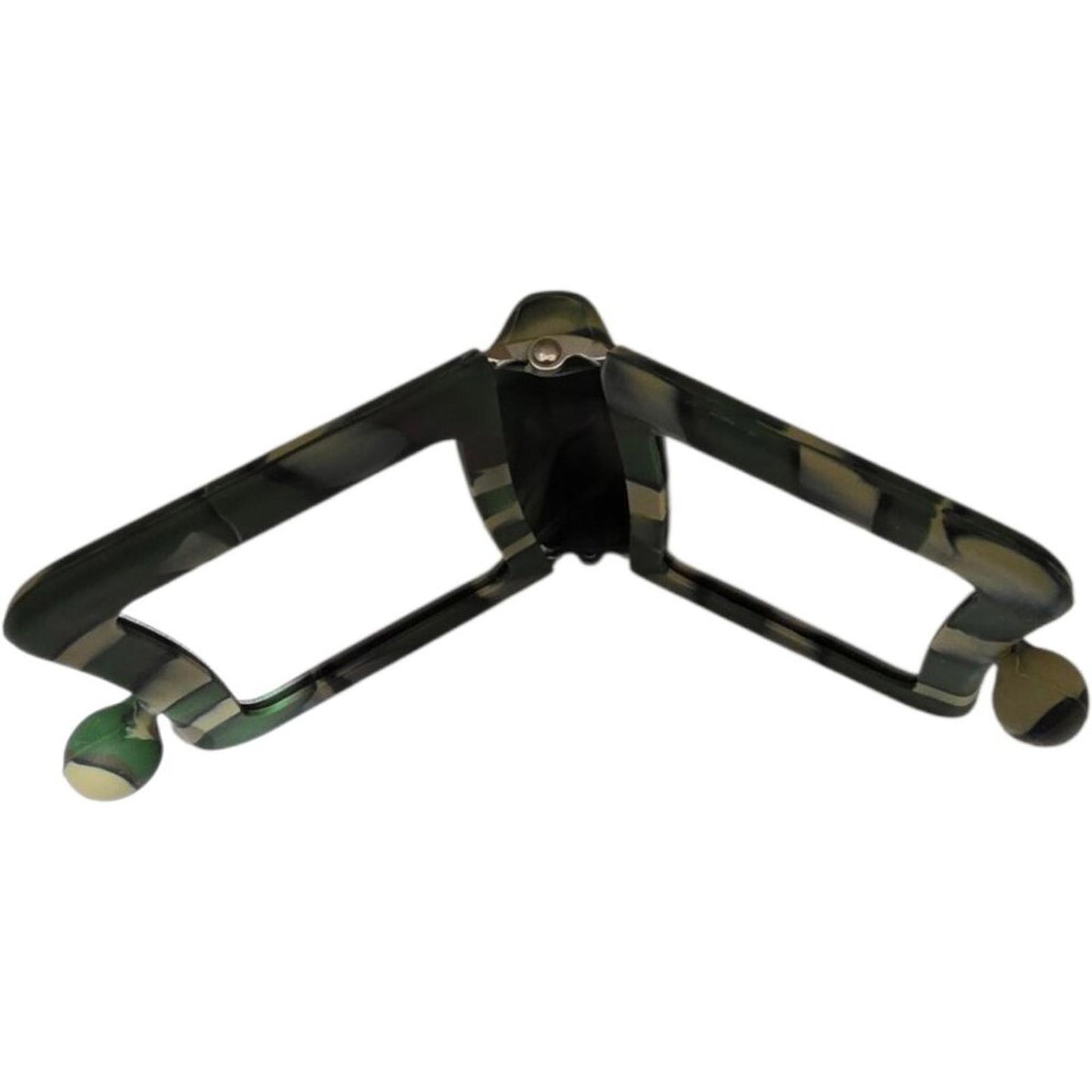 Green Camouflage Double Frame Compact Mirror