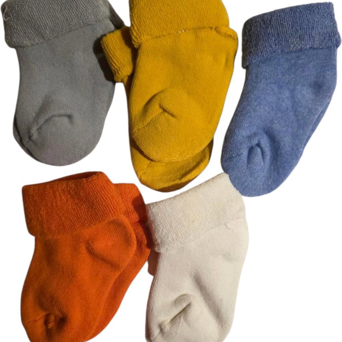 Set of 5 Baby Socks in Assorted Colours