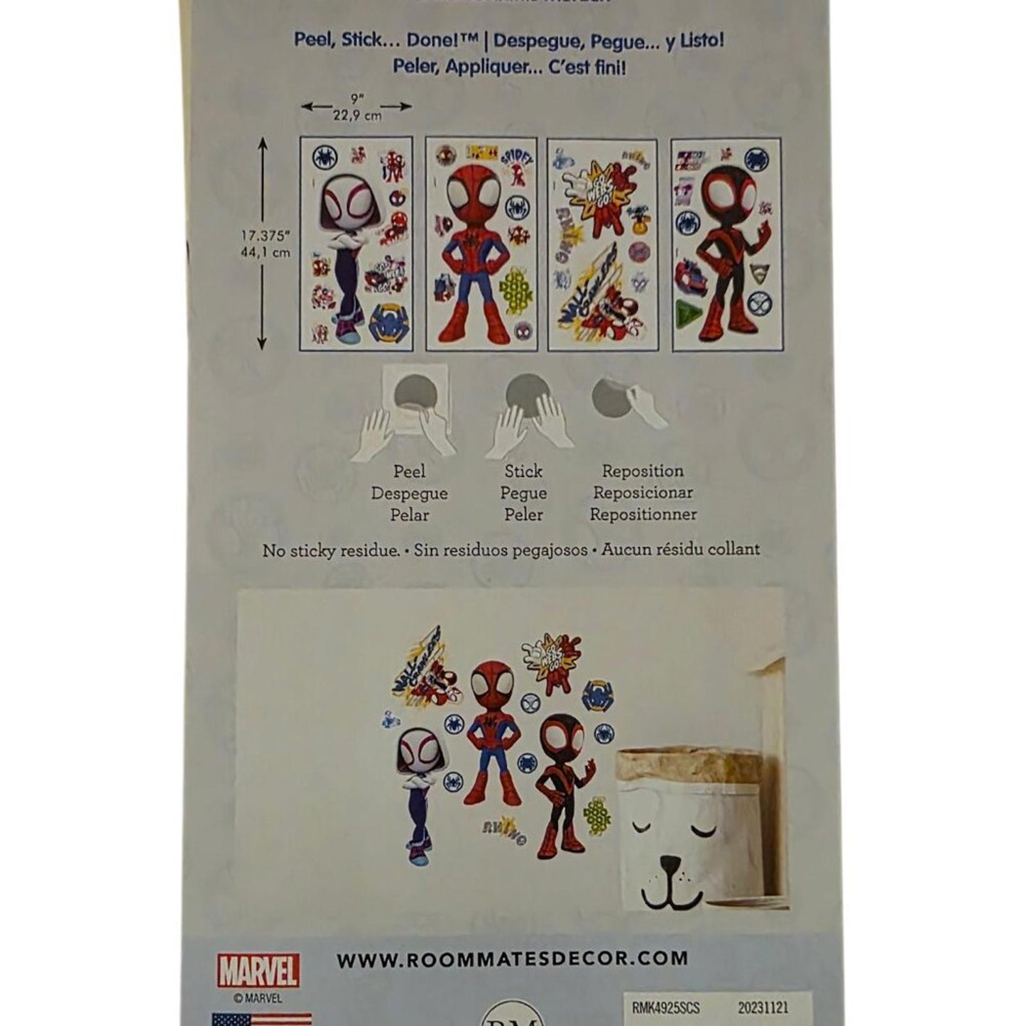 Marvel Spidey and His Amazing Friends Wall Decals - 41 Pieces