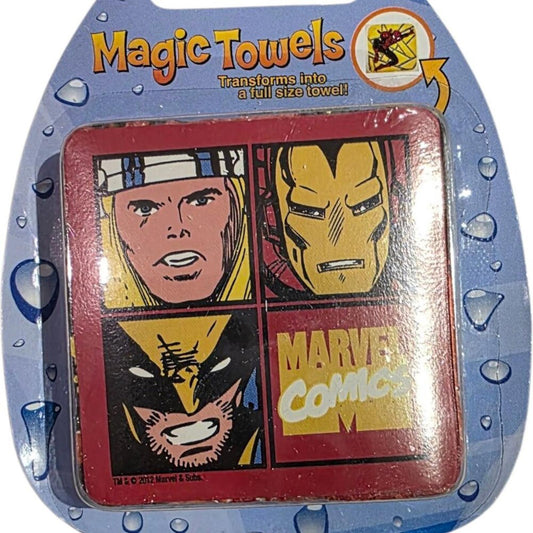 Marvel Comics Magic Towels - Transforming Mini Towel
