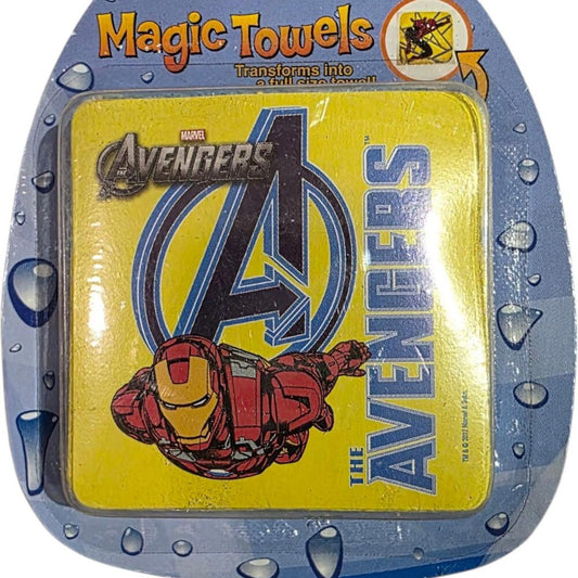 Marvel Avengers Magic Towel - Iron Man Design
