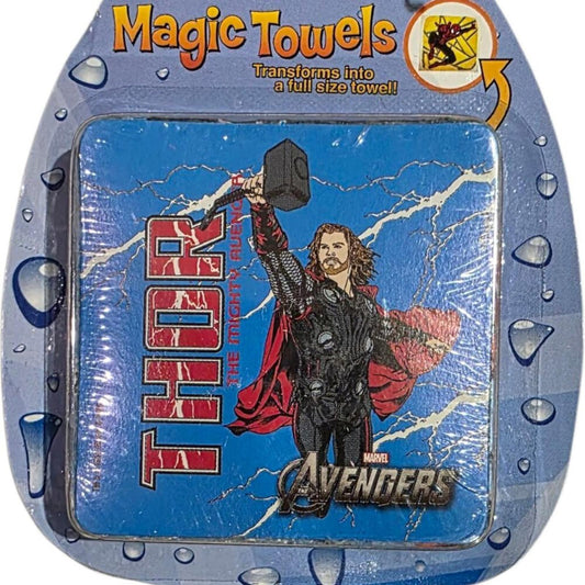 Marvel Avengers Thor Magic Towel - Expands in Water
